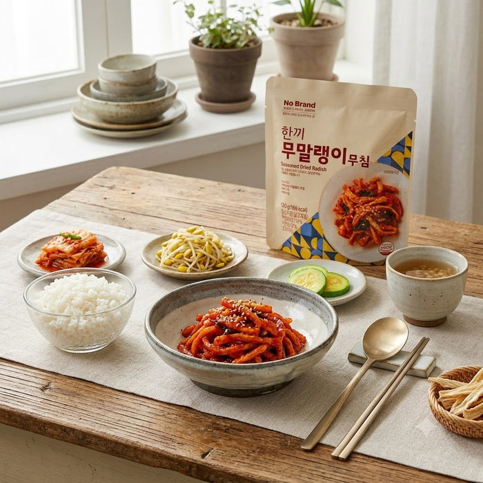 노브랜드 한끼 무말랭이무침 120g 냉동