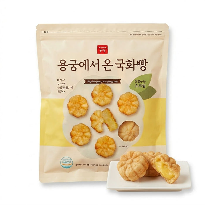 용궁에서 온 국화빵 (슈크림) 냉동 500g (20개입)