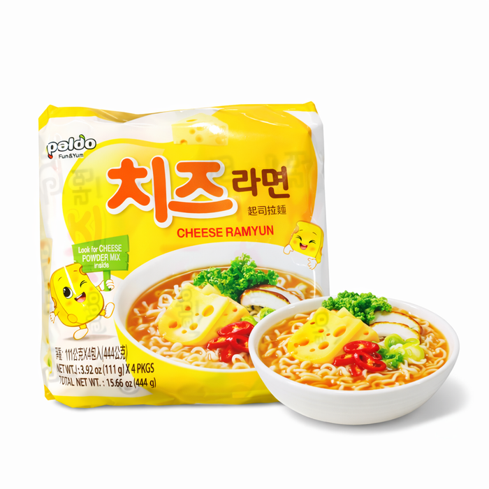팔도 치즈라면 멀티팩 111g × 4개입