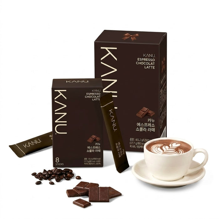 KANU 浓缩咖啡巧克力拿铁 138g (17g × 8)