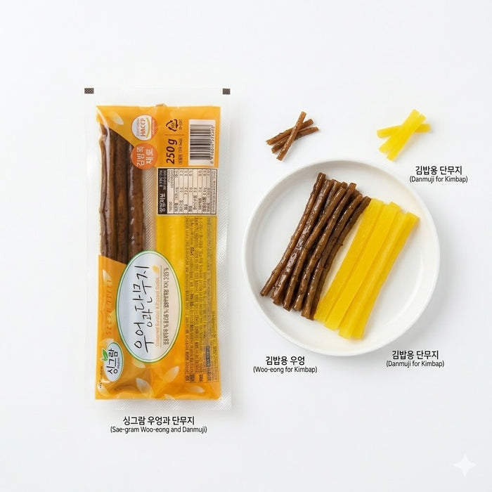 新格兰 牛蒡与腌萝卜组合 250g