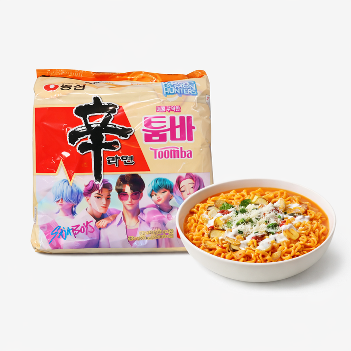 Shin Ramyun Multipack NONGSHIM Shin Ramyun Tumba Creamy Spicy Ramen Multipack 137g × 4 – Kor ...