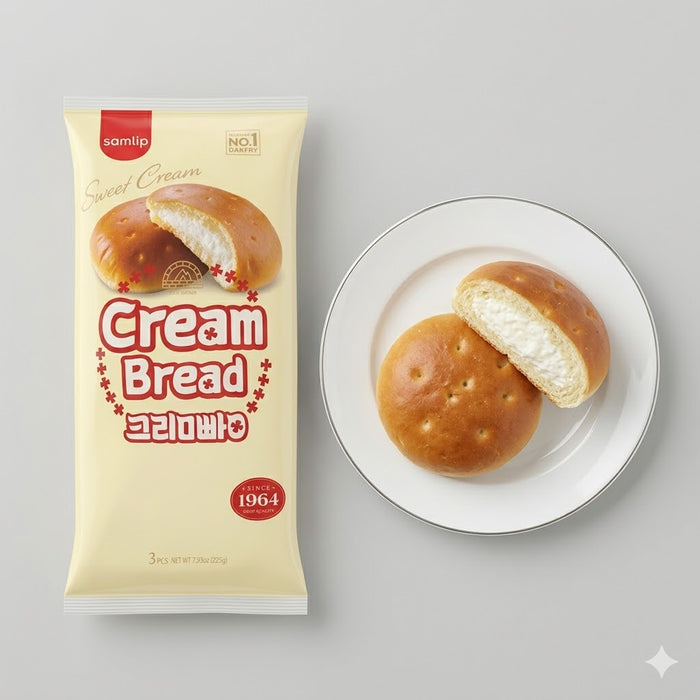三立 经典奶油面包 75g × 3 (225g)