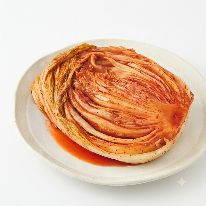 JONGGA Whole Napa Cabbage Kimchi Korean Fermented Kimchi 3kg – Authentic Crunchy Korean Kimchi