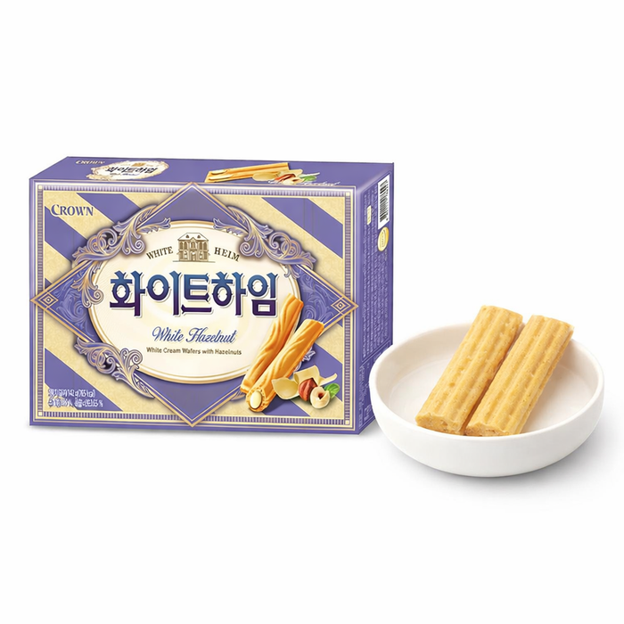 크라운 화이트 하임 - 화이트 초콜릿 크림 웨이퍼 142g