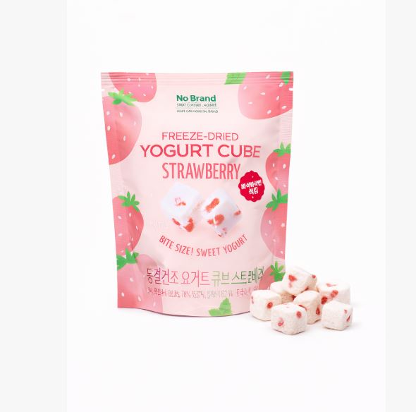 노브랜드 요거트 큐브 스트로베리 30g