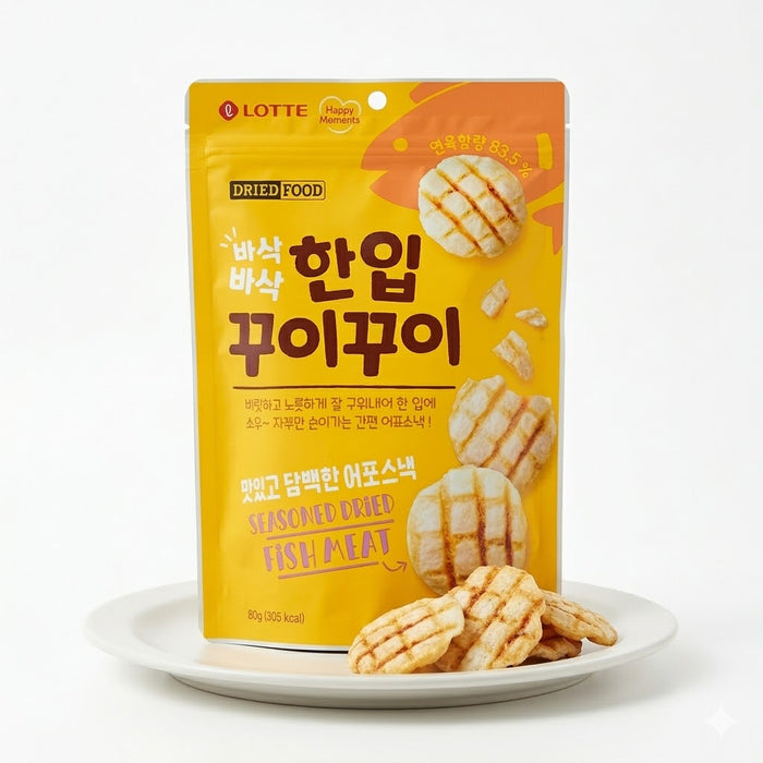 노브랜드 한입 꾸이꾸이 어포스낵 80g