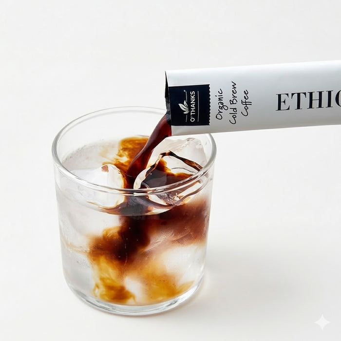 Othanks Organic Ethiopia Cold Brew Coffee Concentrate Stick Pack 300ml (30ml × 10)