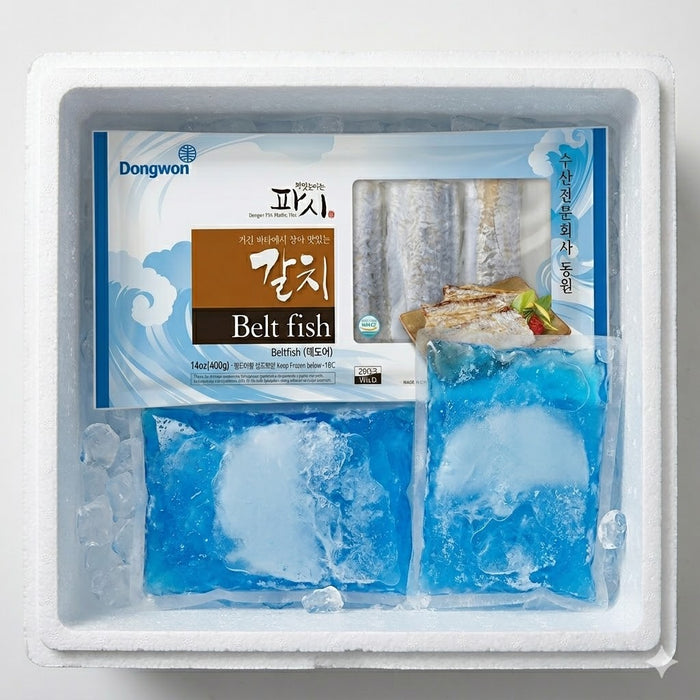 DONGWON Pasi Frozen Belt Fish Korean Cut Fish 400g