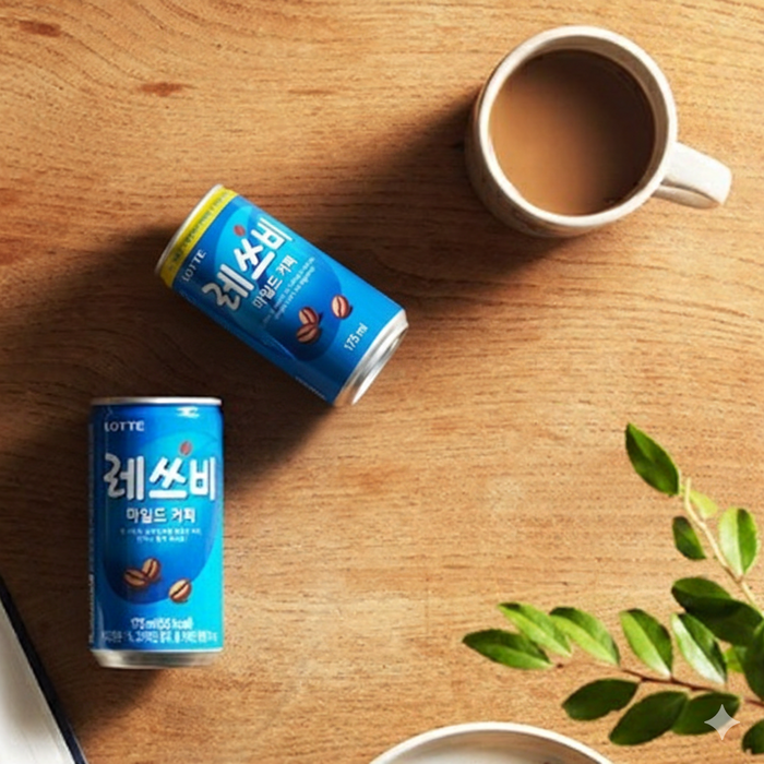 LOTTE Let’s Be Mild Ready-to-Drink Korean Canned Coffee 175ml