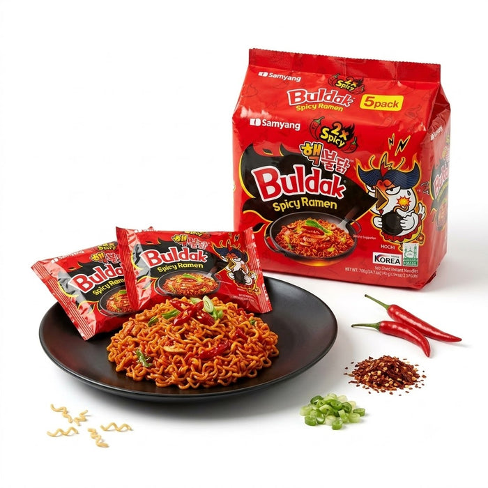 삼양 핵불닭볶음면 2배 매운맛 140g × 5개입