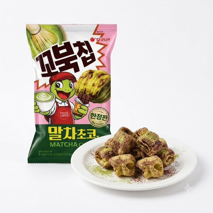 好丽友 龟壳薯片 抹茶巧克力味 80g