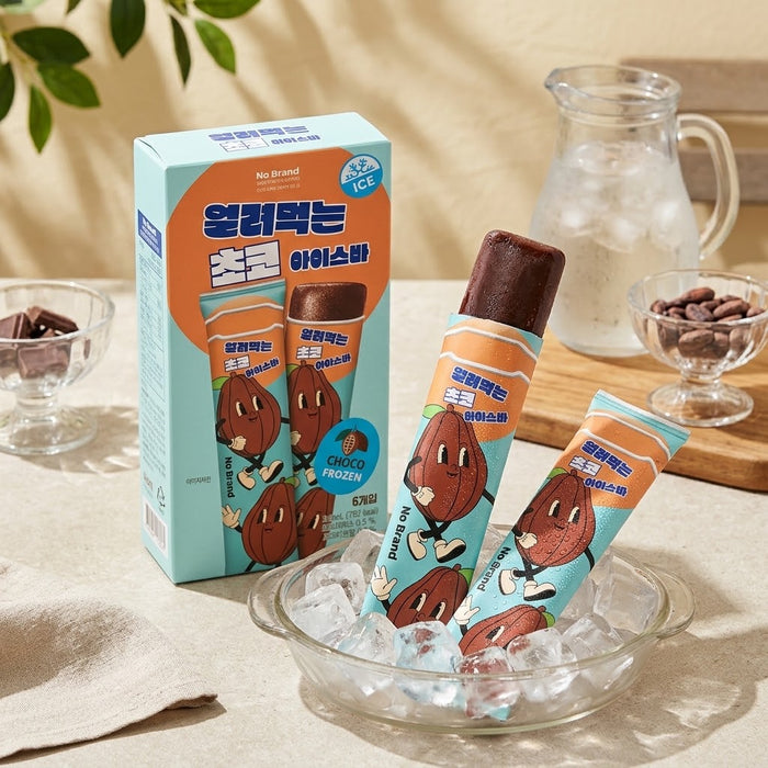 NOBRAND Freeze-at-Home Chocolate Ice Bars 510ml – 6 × 85ml Chocolate Ice Treats