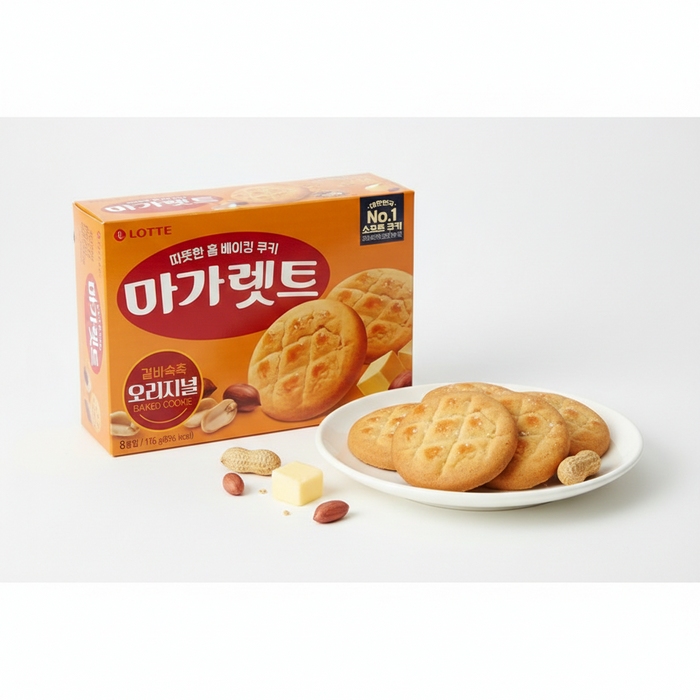 乐天玛格丽特原味软烤饼干  176克