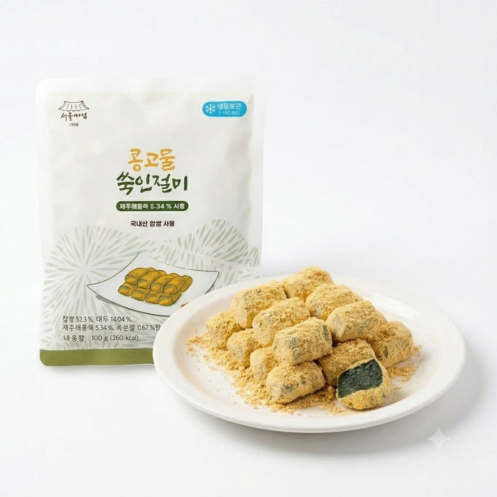 RODEMFOOD 首尔妈妈 黄豆粉艾草糯米年糕 100g