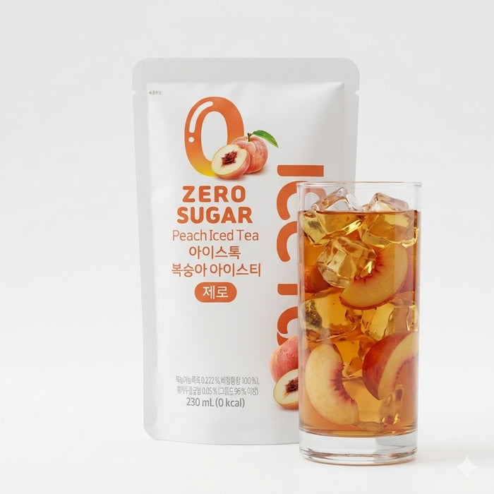 ICE TALK 零糖蜜桃冰茶 230ml