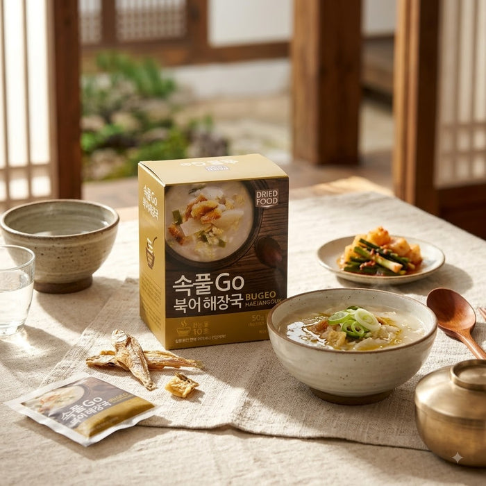 속풀고 동결건조 즉석 북어해장국 50g (10g × 5회분)