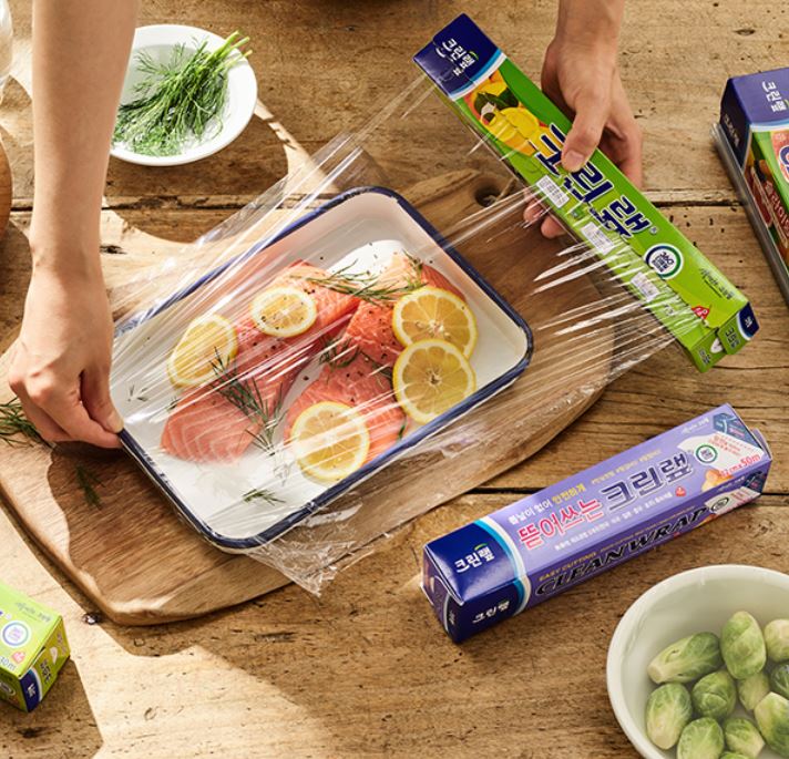 CLEANLAB CleanWrap 15cm x 30M Food Wrap - Plastic Wrap for Freshness and Storage