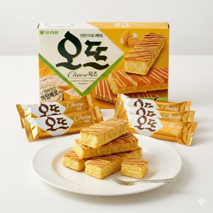 ORION O’TTO Cheese Soft Cake Danish Camembert Dessert 144g