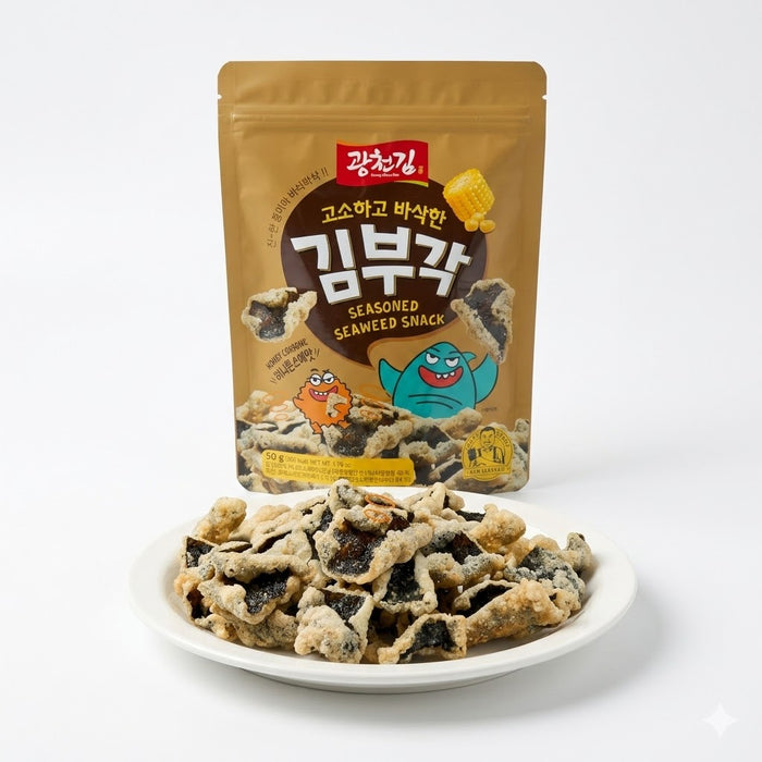 광천 고소하고 바삭한 김부각 허니 콘소메맛 50g