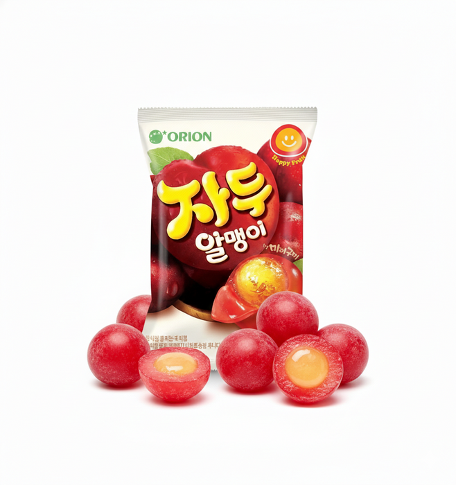 오리온 알맹이 자두 67g 젤리