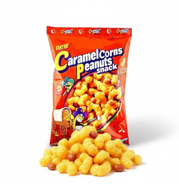 CROWN 焦糖玉米花生零食 - 微甜酥脆 72克