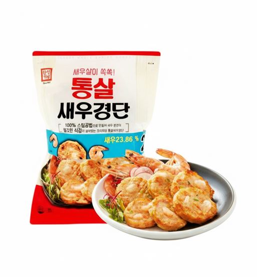 HanSung Whole Shrimp Nugget Premium Steamed Patties 270g Frozen food