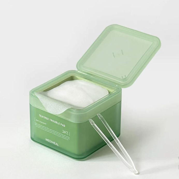 메디힐 티트리 트러블 토너 패드 100매 - 진정 티트리 추출물 함유로 깨끗하고 균형 잡힌 피부