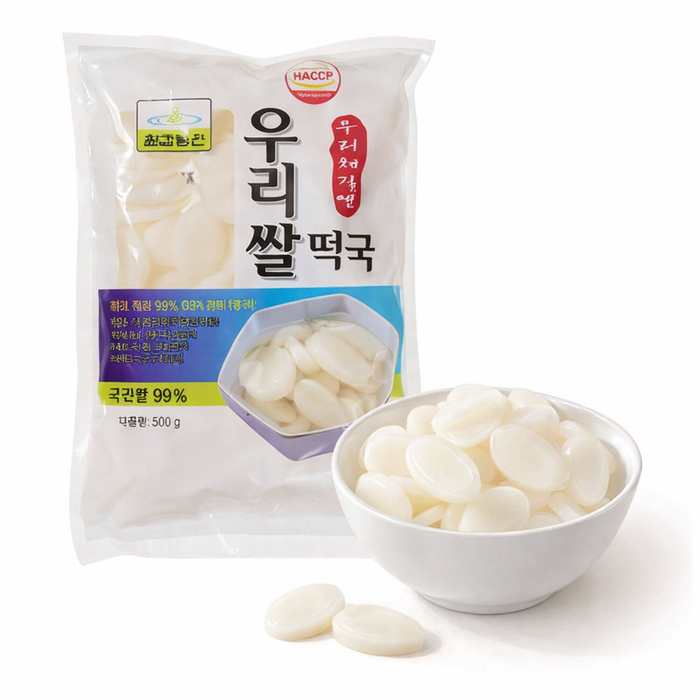 칠갑 우리쌀 떡국(냉장,국산) 500g