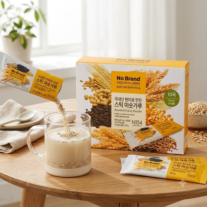 노브랜드 국내산 현미로 만든 스틱 미숫가루 600g (20g × 30개)