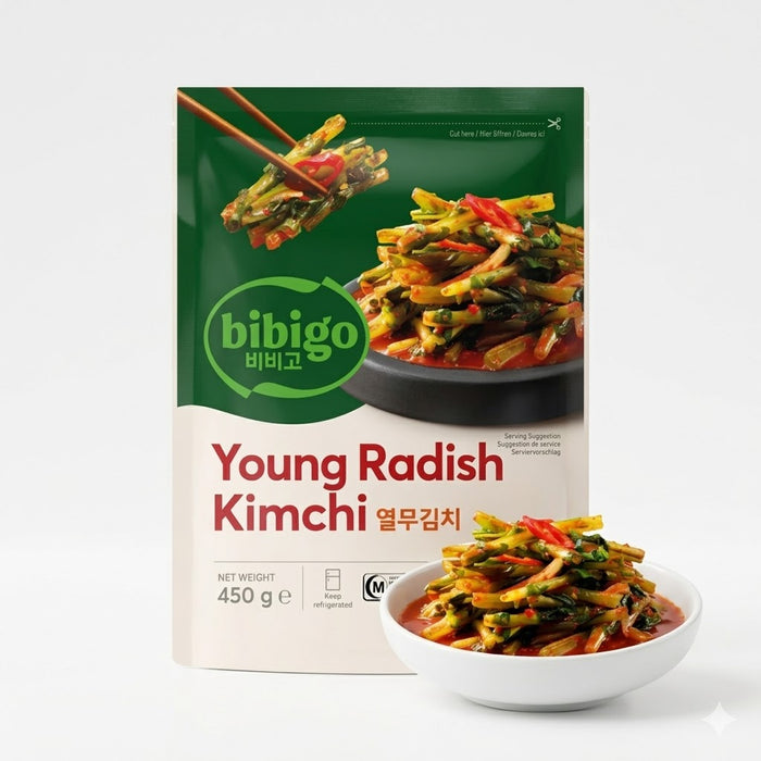 CJ bibigo 嫩萝卜叶泡菜（夜武）450g