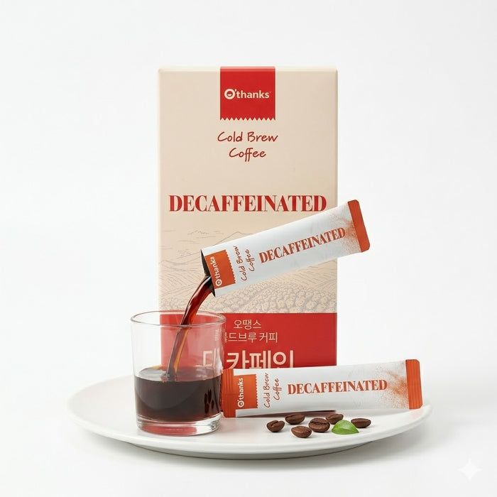 Othanks Decaffeinated Cold Brew Coffee Concentrate Stick Pack 300ml (30ml × 10)