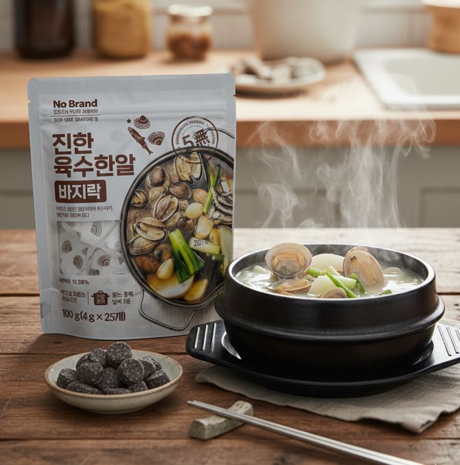NoBrand Soup Stock (Clam) Coin Shape 100g (4g × 25)