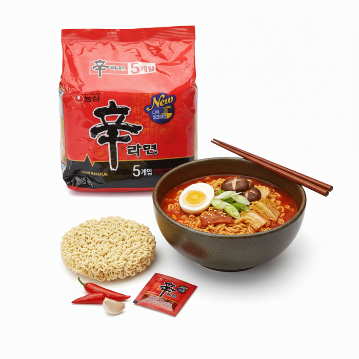 Shin Ramyun Multipack Hot Price - Nongshim Shin Ramyun Multipack 120g × 5EA — Asianfoodnz