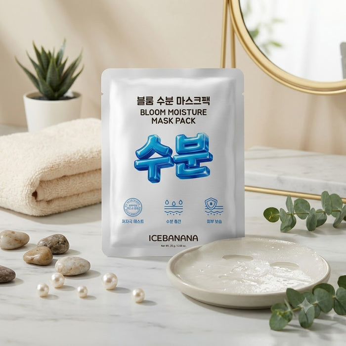 아이스바나나 블룸 수분 마스크팩 25g × 10매