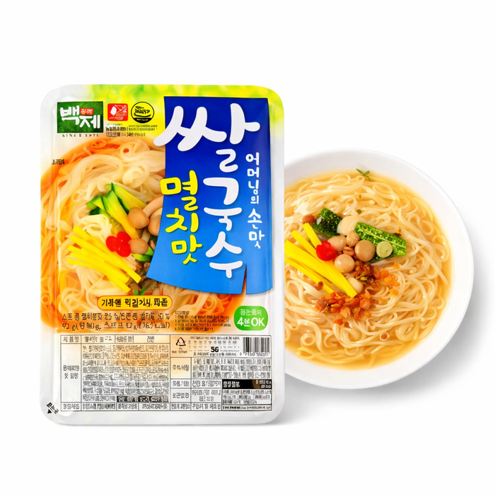 백제 쌀국수 멸치맛 92g