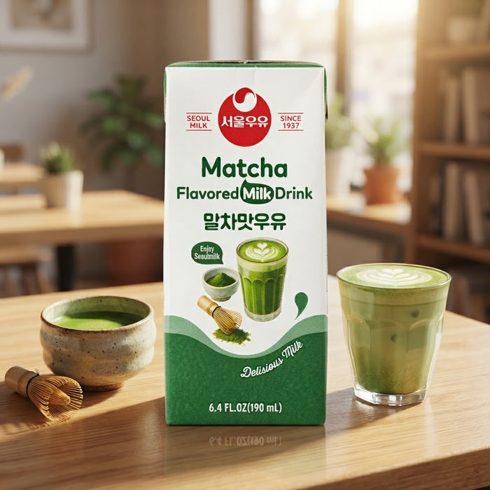 서울우유 말차맛우유 190ml