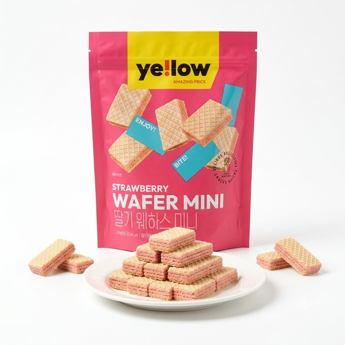 YELLOW 딸기 웨하스 미니 145g