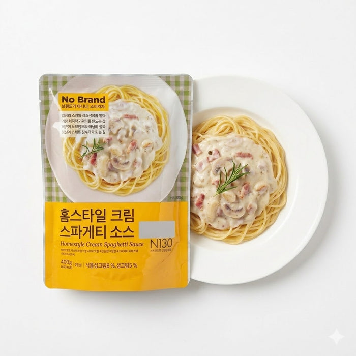 NoBrand Home Style Cream Spaghetti Pasta Sauce Italian Cream Pasta Sauce 400g