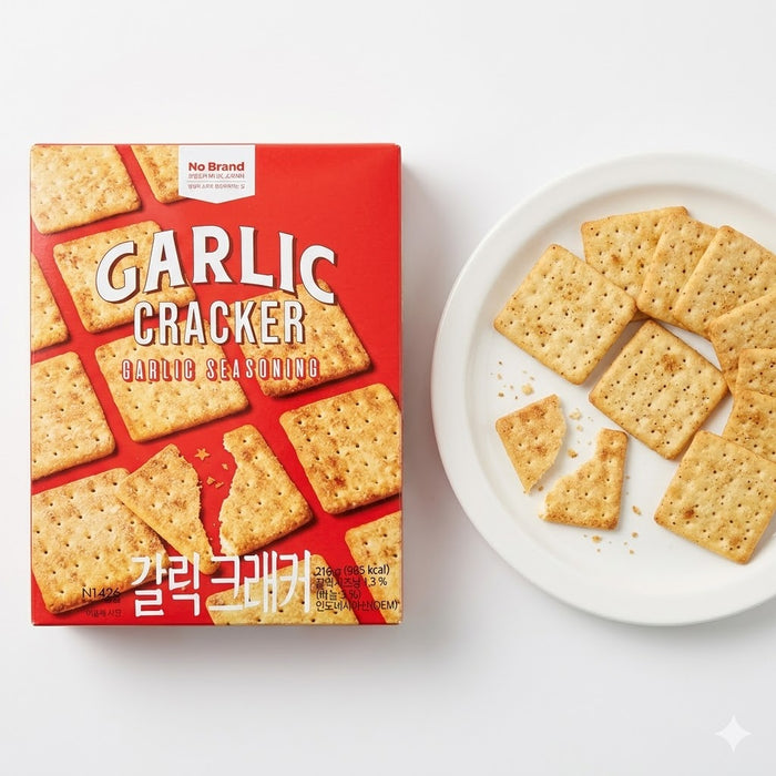 노브랜드 갈릭 크래커 216g