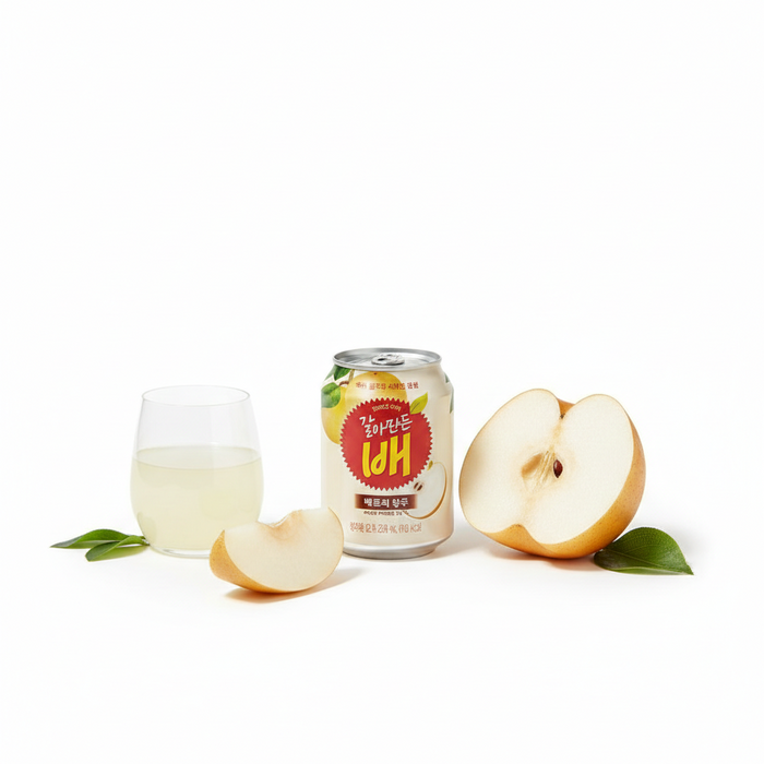 HAITAI Pear Juice Drink 238ml Can – Korean Galahmandoen Bae Beverage