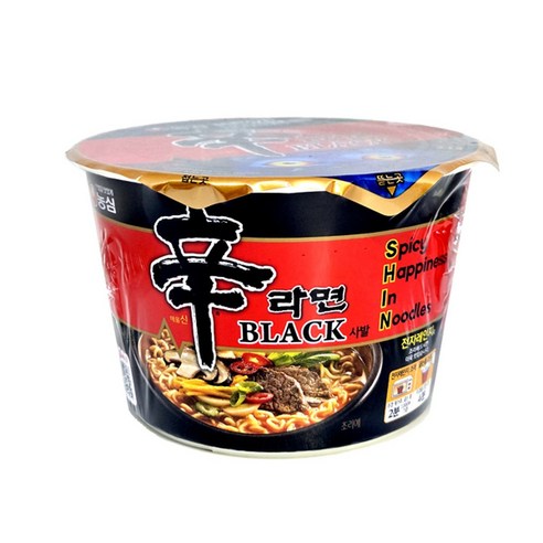NONGSHIM Shin Ramyun Black King Cup Korean Premium Spicy Beef Bone Ram ...