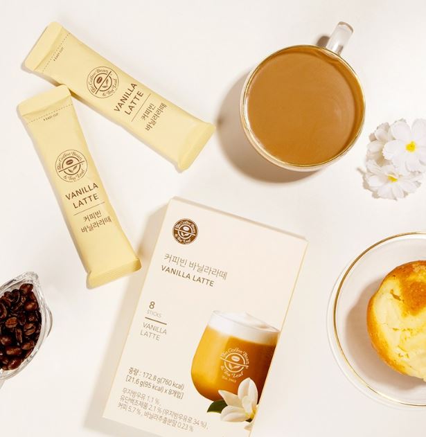 CoffeeBean 香草拿铁咖啡粉 8T