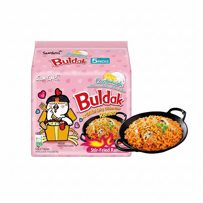 삼양 까르보 불닭볶음면 멀티팩 130g × 5