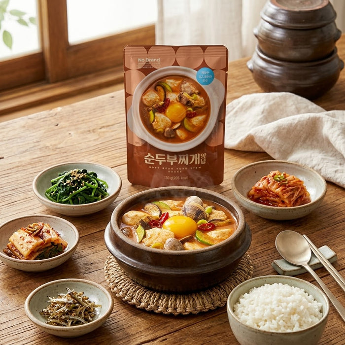 NOBRAND Soft Tofu Stew Sauce 130g – Korean Sundubu Jjigae Seasoning Base