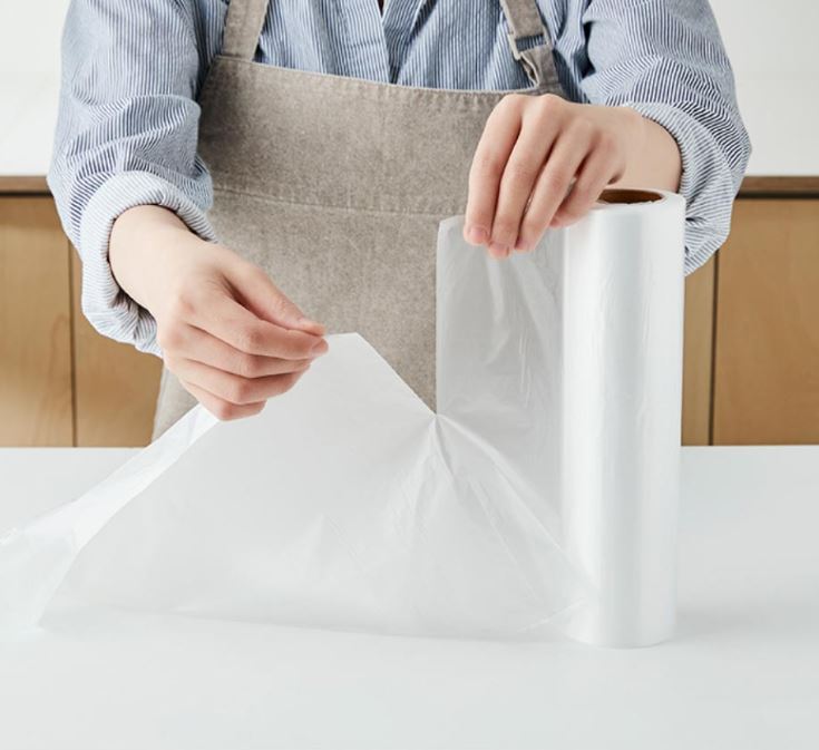 CLEANLAB CleanWrap Roll Bag 200 - Safe Sealing with Easy Tear-off, Various Sizes for Small and Large Portions