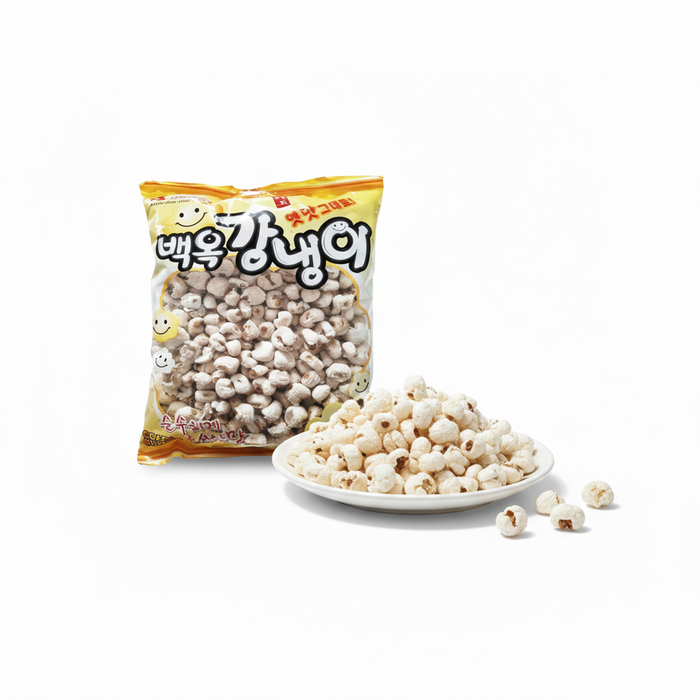 MartKorea Roasted White Corn Snack Korean Puffed Corn Snack 200g