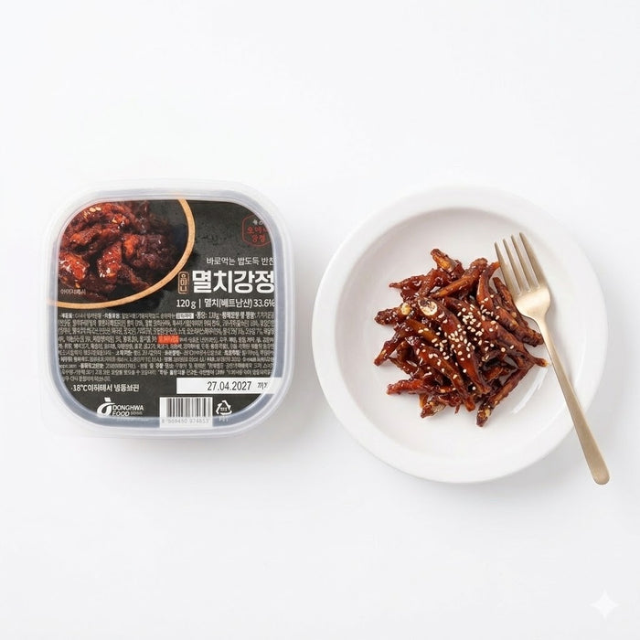 阿妈妮 辣味甜酱小鱼干 120