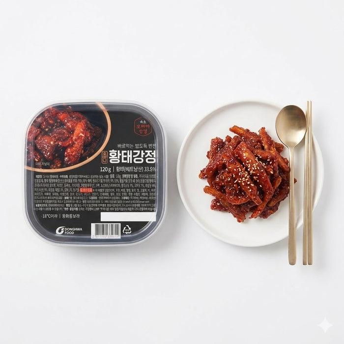 阿妈妮 辣味明太鱼干 120g