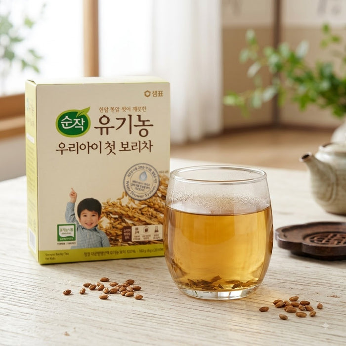 샘표 순작 유기농 우리아이 첫 보리차 160g